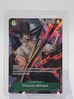 DRACULE MIHAWK ONE PIECE CARD GAME OP12-030 ALT ART SUPER RARE Q3878 - Image 1