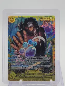 BARTHOLOMEW KUMA ONE PIECE CARD GAME OP12-119 SECRET RARE Q3878 - Image 1