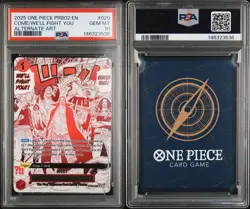 One Piece PRB02 - Come on!! We'll Fight You!! OP09-020 Alt Art PSA 10 English - Image 3