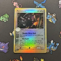 Forretress 28/97 Reverse Holo NM -Vintage Holo Pokemon Card- EX Dragon (2z) - Image 1