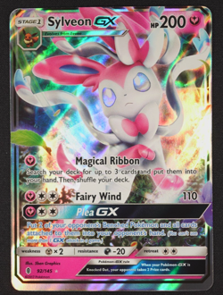 2018 Sylveon GX 92/145 Sun & Moon Guardians Rising Pokemon TCG Trading Card Game - Image 1