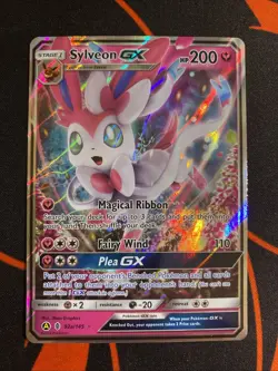 Pokemon Card - Sylveon GX Alternate Art Promos 92a/145 Holo Promo - Image 1