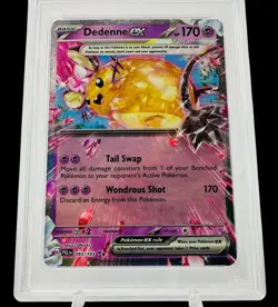 PSA 9 Dedenne ex 093/193 Paldea Evolved Holo 2023 Pokemon Card Graded Mint - Image 2
