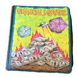 trading card binder with zipper - Image 1