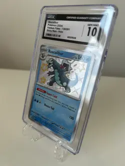 Baxcalibur Pokemon Card 2024 Paldean Fates 130/091 Shiny Holo CGC 10 - Image 2