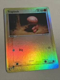 Pokemon Card Trapinch - Reverse Holo E-Reader Yuka Morii (78/97) ex Dragon *LP* - Image 2