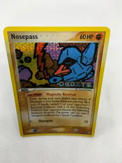 Pokemon Card - Nosepass Deoxys 42/107 Uncommon Reverse Holo Stamped - Image 4