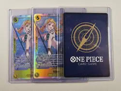 [3] NAMI EB03-053 ONE PIECE CARD GAME SR SUPER RARE STRAW HAT CREW X3 Q4856 - Image 2
