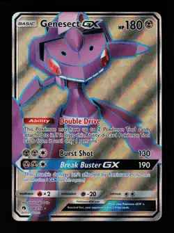 Genesect GX (Full Art) 204/214 Ultra Rare SM - Lost Thunder Pokemon Card - Image 1