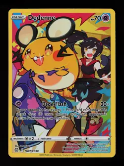 Dedenne TG07/TG30 SWSH09: Brilliant Stars Trainer Gallery Pokemon Card - Image 1