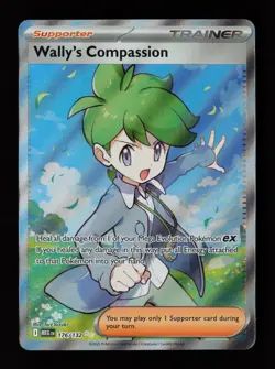 Wally's Compassion 176/132 Ultra Rare ME01: Mega Evolution Pokemon Card - Image 1
