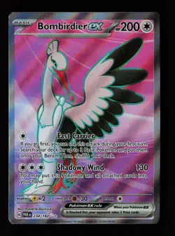 Bombirdier ex 234/182 Ultra Rare Holo SV04: Paradox Rift Pokemon Card - Image 1