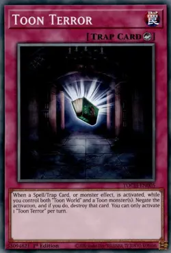 TOCH-EN005 Toon Terror Super Rare Unlimited Edition Near Mint YuGiOh TCG - Image 1