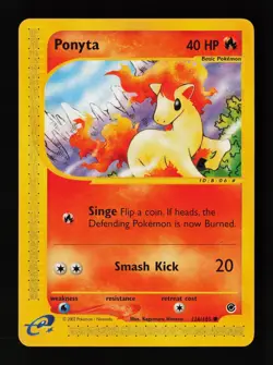 Ponyta 126/165 Non Holo Common Expedition Pokemon Card - Image 1