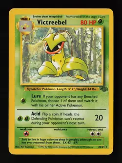 Victreebel 30/64 Non Holo Rare Jungle Pokemon Card - Image 1