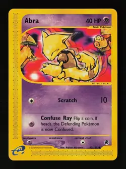 Abra 93/165 Non Holo Common Expedition Pokemon Card - Image 1