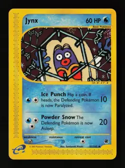 Jynx 83/165 Uncommon Expedition Pokemon Card - Image 1