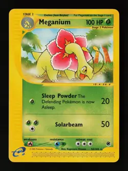 Meganium 53/165 Non Holo Rare Expedition Pokemon Card - Image 1