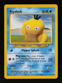 Psyduck 79/105 Yuka Morii Common Neo Destiny Pokemon Card - Image 1