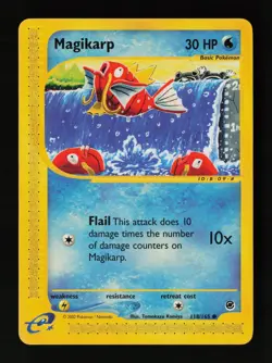 Magikarp 118/165 Non Holo Common Expedition Pokemon Card - Image 1