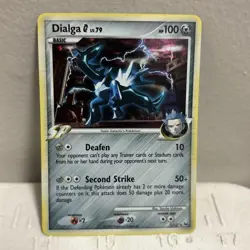 Dialga G 7/127 Platinum Holo Team Galactic 2009 Pokemon Card LP - Image 1