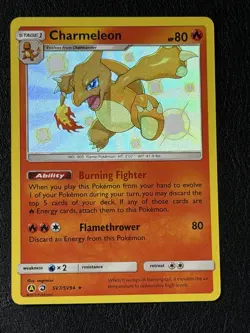 CHARMELEON SV7/SV94 Shiny Vault Hidden Fates Holo Pokemon Card NM/MINT - Image 1