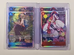 [4] NEFELTARI VIVI & UTA EB03-024 EB03-003 ONE PIECE CARD GAME EB03 HOLO Q4856 - Image 1