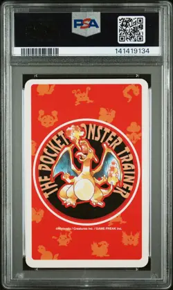 1996 Pokemon Wartortle Red Charizard Back Poker Playing Card - PSA 10 POP 17 - Image 2