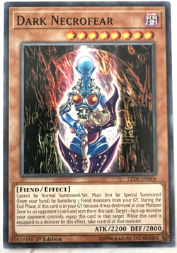 YuGiOh! - Dark Necrofear - LED5-EN006 - 1st Edition - Common - Image 1
