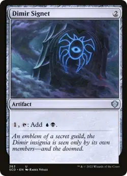 ~ Dimir Signet ~ NM ~ Commander 2022 Starter Decks ~ MTG ~ - Image 1