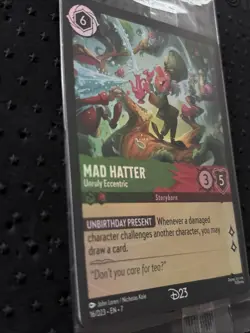 Disney Lorcana TCG - 16/D23 Mad Hatter - Unruly Eccentric - Foil Card - Image 2