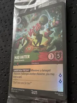 Disney Lorcana TCG - 16/D23 Mad Hatter - Unruly Eccentric - Foil Card - Image 3