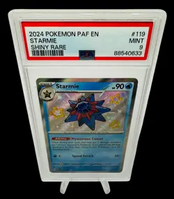 PSA 9 Starmie 119/091 Shiny Rare Paldean Fates Graded Pokemon Card 2024 - Image 3