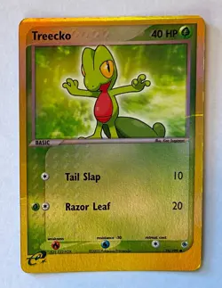 Treecko #76/109 Reverse Holo Pokemon Card - Ruby & Sapphire 2003 RARE - Image 1