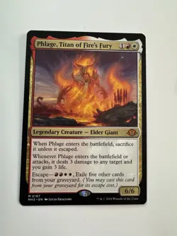 Phlage, Titan of Fire's Fury Modern Horizons 3 Regular MTG NM - Image 1