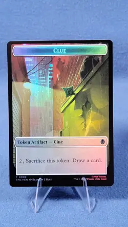 MTG FOIL {Clue Token} {Treasure Token} NM - Teenage Mutant Ninja Turtles 🔮 B - Image 1