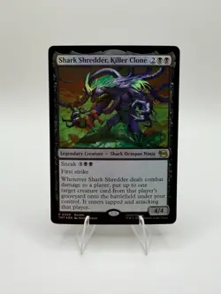 Magic The Gathering TMNT Shark Shredder, Killer Clone [Foil] #320 - Image 1