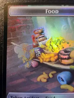 Food 0008 / Robot 0010 Foil Token Teenage Mutant Ninja Turtles MTG - Image 2
