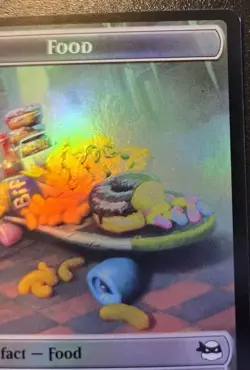 Food 0008 / Robot 0010 Foil Token Teenage Mutant Ninja Turtles MTG - Image 3