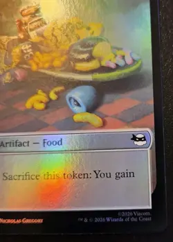 Food 0008 / Robot 0010 Foil Token Teenage Mutant Ninja Turtles MTG - Image 5