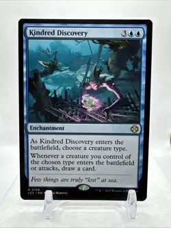 Kindred Discovery - Regular Rare LLC #159 NM Lost Caverns Commander MTG - Image 1
