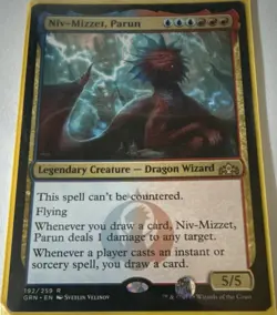 Wizards of the Coast MTG Niv-Mizzet, Parun GRN 192/259 Rare Blue/Red EN - Image 1