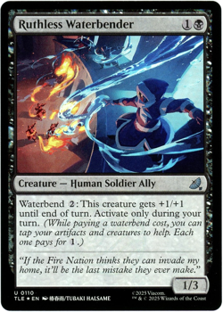 Ruthless Waterbender Foil 0258 Avatar: The Last Airbender: Eternal-Legal TLE NM - Image 1
