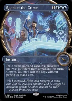 Reenact the Crime Foil Murders at Karlov Manor 297 NM MTG - Image 1