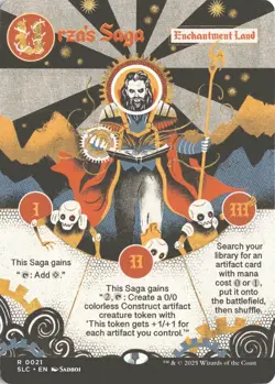 MTG Urza's Saga (0021) *Non-Foil* Secret Lair: Encyclopedia MT/NM Free Ship - Image 1