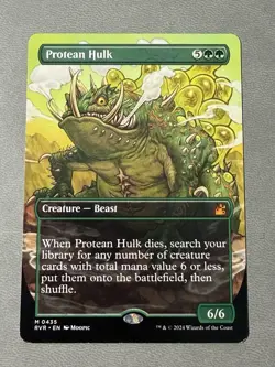 MTG Protean Hulk - Borderless - RVR NM - Image 1