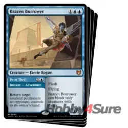 Brazen Borrower X4 M/NM Magic: The Gathering MTG Wilds Of Eldraine: Commander - Image 1