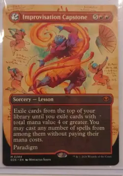 Improvisation Capstone (Borderless) Secrets of Strixhaven Regular 294 MtG - Image 1