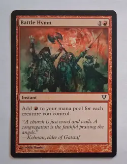 Magic MTG - Battle Hymn - Avacyn Restored - LP - Image 1