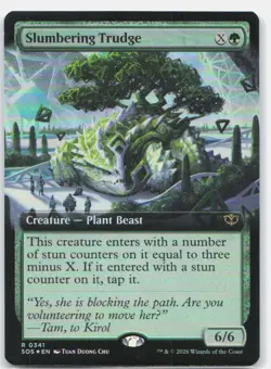 Slumbering Trudge (Extended Art) *Foil* SOS 341 NM - Image 1
